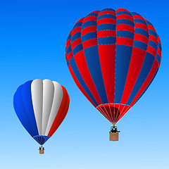 Image showing hot air balloons