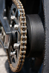 Image showing Motorcycle detail