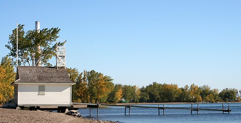 Image showing Beach House and Dock