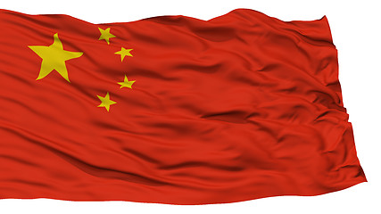 Image showing Isolated China Flag