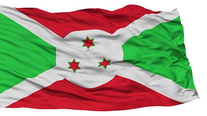 Image showing Isolated Burundi Flag