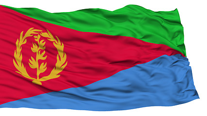 Image showing Isolated Eritrea Flag