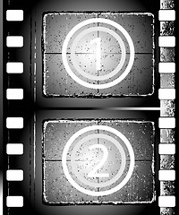 Image showing textured film strip