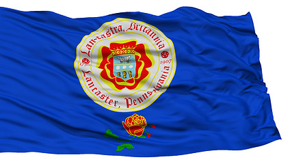 Image showing Isolated Lancaster City Flag, United States of America