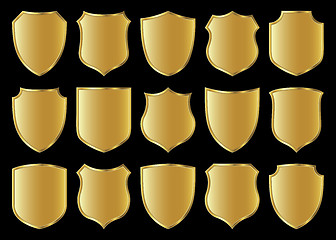 Image showing shield design set