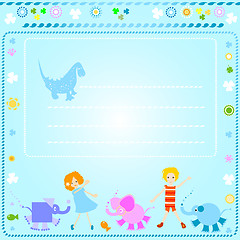 Image showing background for kids