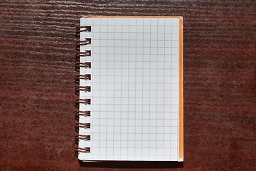 Image showing Notebookon a desk