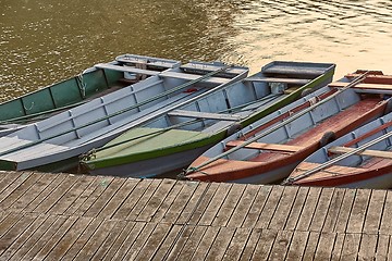 Image showing Fishing Boats at a Pier