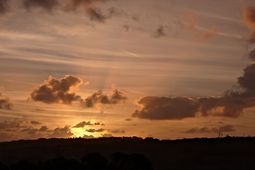 Image showing Sunset