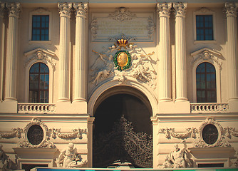 Image showing Vienna, Austria - 2013, June 12. part of Hofburg Imperial Palace