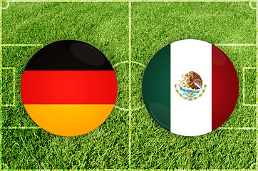Image showing Germany vs Mexico football match