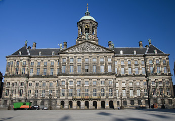 Image showing royal palace dam square amsterdam holland