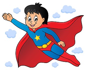 Image showing Super hero boy theme image 1