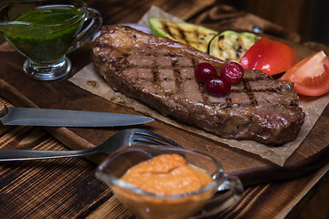 Image showing grilled beef steak