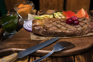 Image showing grilled beef steak