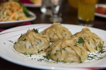 Image showing Siberian dish - manti.