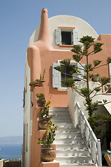 Image showing greek island cyclades house