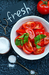 Image showing tomato salad