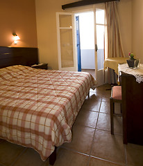 Image showing hotel room oia ia santorini greek islands greece