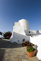 Image showing greek island cyclades house