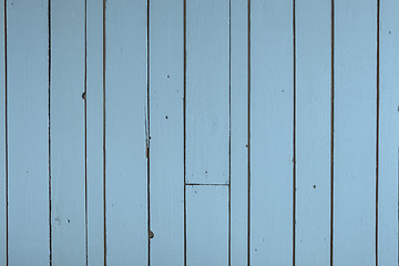 Image showing Blue wall