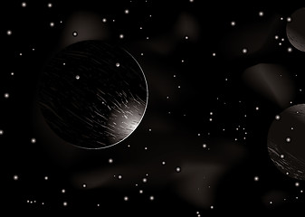 Image showing Space eclipse