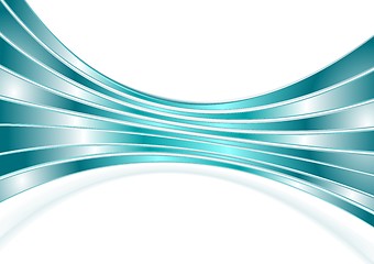 Image showing Abstract curved smooth stripes background