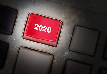 Image showing Text 2020 button