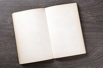 Image showing Open blank book