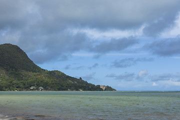 Image showing Nature panorama, Praslin island, Seychelles    