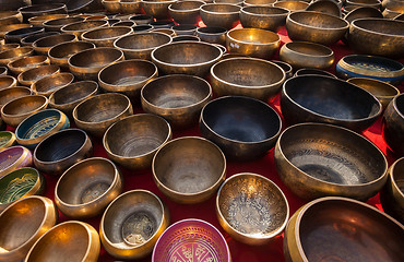 Image showing Singing bowls