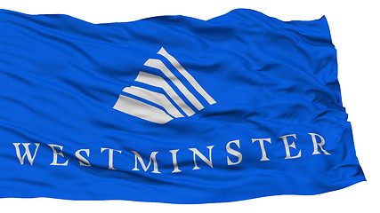 Image showing Isolated Westminster City Flag, United States of America