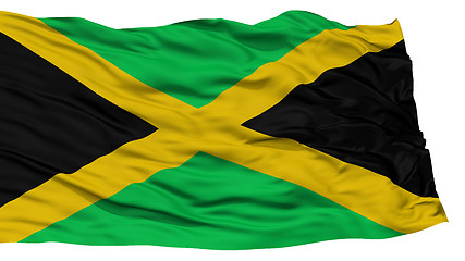 Image showing Isolated Jamaica Flag