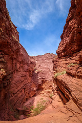 Image showing Garganta del diablo in Quebrada de las Conchas, Salta, Argentina