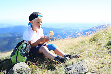 Image showing Vacation in the mountains.