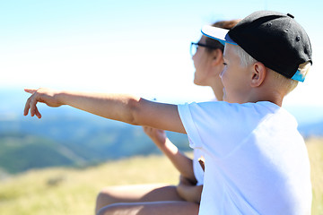 Image showing Tourists. Mountaineering.