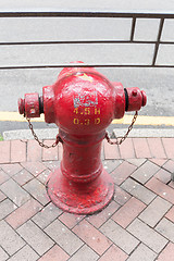 Image showing Red Fire Hydrant