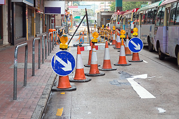 Image showing Road Works