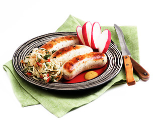 Image showing White Munich Sausages