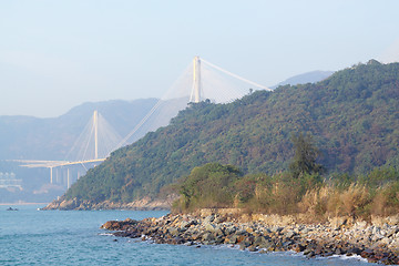 Image showing Ting Kau Bridge 