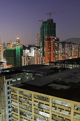 Image showing cityscape at dusk