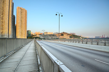 Image showing City at dusk 