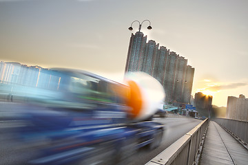 Image showing City at dusk 