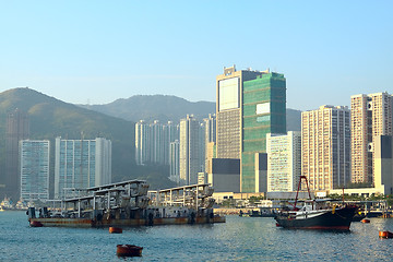 Image showing city in mist