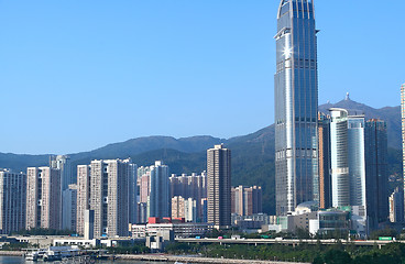 Image showing skylines of urban area at daytime