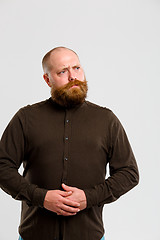 Image showing Man with ginger beard, mustache