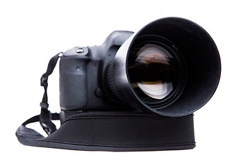 Image showing Camera on blank white background