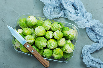 Image showing brussel sprouts