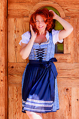 Image showing Great woman in Dirndl