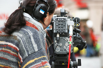 Image showing Video photographer